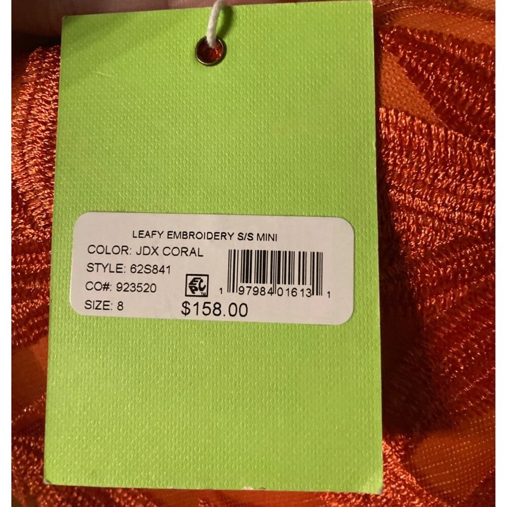 Sam Edelman Sheath Dress, Coral Size 8, New With Tags - Picture 3 of 6
